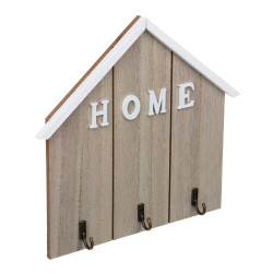Ключница открытого типа на 3 крючка, 22,5x24x3 см, МДФ, арт.5