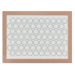 SATOSHI Коврик для теста, 40x30см "Макарун", силикон