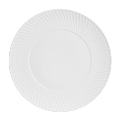 BY COLLECTION White Line Тарелка подстановочная, 26,5см, фарфор, рельеф