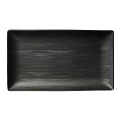 BY COLLECTION Black Line Блюдо прямоугольное, 33,5х19х2,5см, фарфор