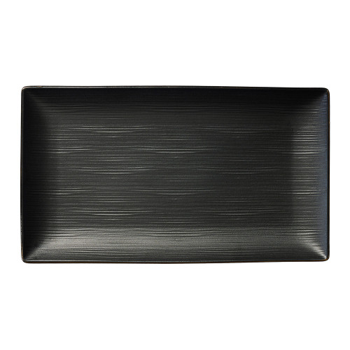 BY COLLECTION Black Line Блюдо прямоугольное, 33,5х19х2,5см, фарфор