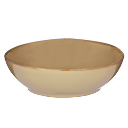 Ivlev Chef Органика Салатник, 18х5см, фарфор, бежевый