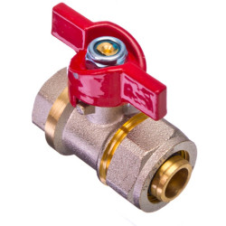FRESSO ПРОФФ Кран шаровой Мет/Пл М1/2Х20 9004