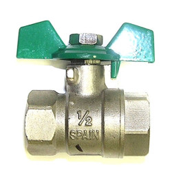 Кран шар. SENA 1/2" м/м, бабочка, латунь
