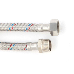 FRESSO "SS" Подводка гибкая для воды 300см Г1/2" - Ш1/2", гайка нерж