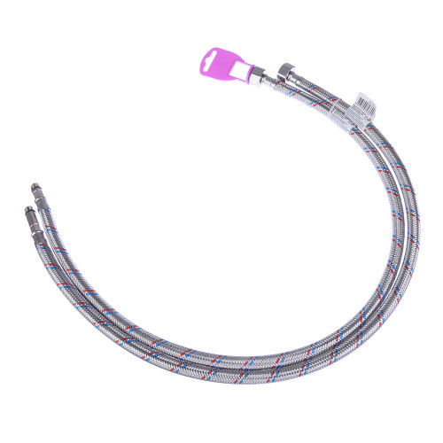 FRESSO Подводка гибкая для смесителя  Г1/2", М10, 80см, 2шт
