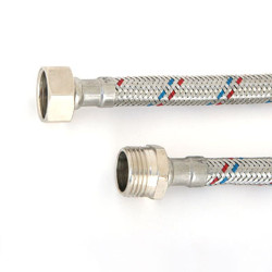 АКВАТЕХНИКА Подводка гибкая для воды 120 см Г1/2"-Ш1/2"