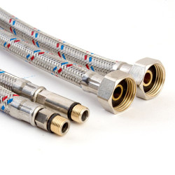 Подводка для смесителя М10 (пара) 100 см SANFLEX