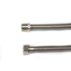 Подводка гибкая сильфонная для газа, Гайка-Штуцер 0,80м 1/2" CS "AYVAZ"