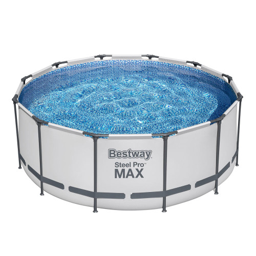 BESTWAY Бассейн каркасный, 366х122см, 10250л, фильтр-насос 58148, тент, лестница, 56420