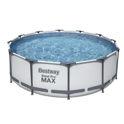 BESTWAY Бассейн каркасный круглый, 366x100см, 9150л, фильтр-насос арт. 58148 в комплекте, 56260