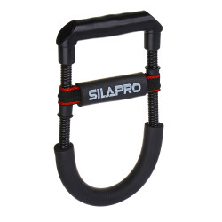 SILAPRO Эспандер для кистей и предплечья 25x14см, 20кг, ПП, углерод.сталь, поролон