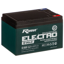 Аккумулятор RDrive 6-DZF-12, 15,1x9,9x9,7см