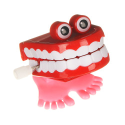 ИГРОЛЕНД Игрушка "Заводная страшилка", пластик, 8,5х5х5см, 9 дизайнов