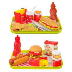 ИГРОЛЕНД Набор игровой "Кафе", 5-9пр., ABS, 19, 5х26х5см, 3 дизайна