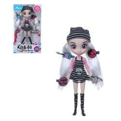 ИГРОЛЕНД Кукла шарнирная с аксессуарами, 33см, PVC, 5пр,  20х38х10 см