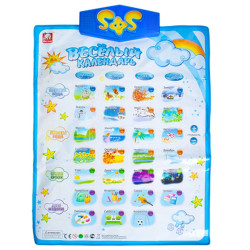 S+S Toys Плакат обучающий "Веселый календарь" 60х47,5см, питание АААх3, возраст 3+