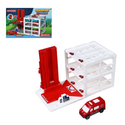 ИГРОЛЕНД Парковка "Пожарная станция", АБС, 24х16х6,5 см