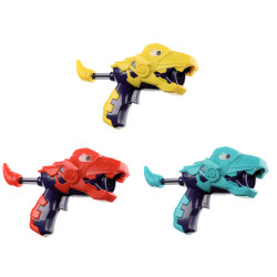 ИГРОЛЕНД Дино-пушка с шариками EVA - 3ШТ., ABS, 14Х20Х7см