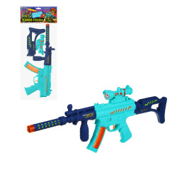 ИГРОЛЕНД Автомат игрушечный, свет, звук, 37х17х4,5см, 2 цвета