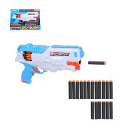 ИГРОЛЕНД Бластер с поролоновыми патронами 24 шт., 6хАА, ABS, EPE