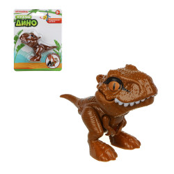 ИГРОЛЕНД Игрушка дино с подвижными элементами, ABS, 7х4х9,5 см, 4 цвета
