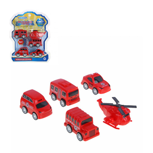 ИГРОЛЕНД Набор машинок "Мини-машинки", пластик PP, 15х19,5х3,5см