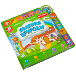 S+S Toys Книжка обучающая "Явления природы", питание LR1130x3, возраст 3+