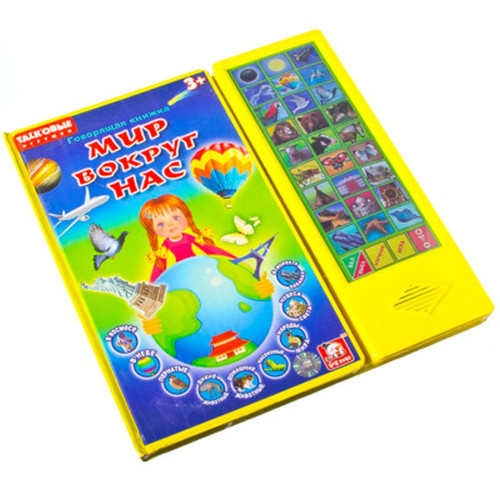 S+S Toys Книжка обучающая "Мир вокруг нас", питание АААх3,возраст 3+