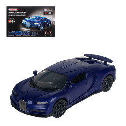 ИГРОЛЕНД Конструктор Машинка, свет, звук, 3LR44, 58 дет., АБС, 35х22х7,5 см, 2 дизайна