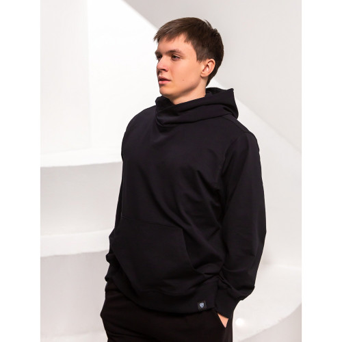 BY Basic Толстовка мужская, хлопок, цвет черный, размер XL